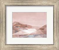 Warm Geometric Mountain v2 Fine Art Print