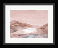 Warm Geometric Mountain v2 Fine Art Print