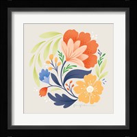 Floral Study I Bright Framed Print