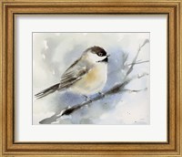 Winter Chickadee Fine Art Print