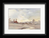 Monochromatic Farm View Fine Art Print