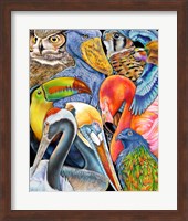 Collage Birds Fine Art Print