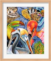Collage Birds Fine Art Print