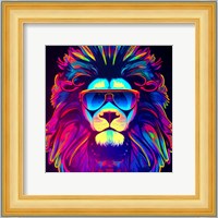 Sunglasses Lion Cool Fine Art Print