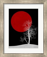 White Night Tree Fine Art Print