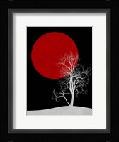 White Night Tree Fine Art Print
