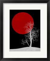 White Night Tree Fine Art Print