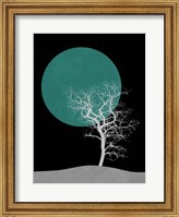 White Tree and Big Moon Fine Art Print