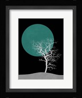 White Tree and Big Moon Fine Art Print