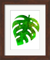 Tropical Monstera Leaf Fine Art Print