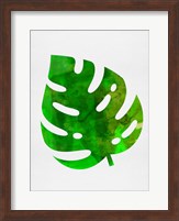 Tropical Monstera Leaf I Fine Art Print