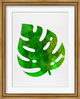 Tropical Monstera Leaf I Fine Art Print