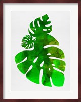 Tropical Monstera Leaves Fine Art Print