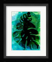 Tropical Monstera Leaves Watercolor Fine Art Print