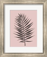Blush Pink Tropical Leaf Fine Art Print