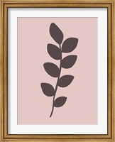 Blush Pink Tropical Leaf I Fine Art Print