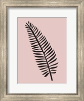 Tropical Blush Pink Leaf Fine Art Print