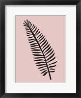 Tropical Blush Pink Leaf Fine Art Print