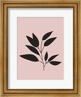 Tropical Blush Pink Leaf III Fine Art Print
