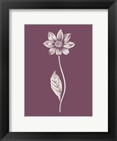 Dahlia Purple Flower Fine Art Print
