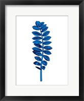 Floating Blue Leaf Branch Fine Art Print