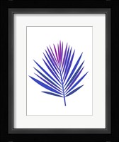 Blue Tropical Leaf I Framed Print