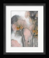 Poppy Salmon Grey Fine Art Print