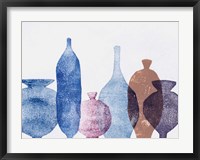 Vases 1 Blue Fine Art Print
