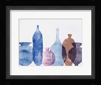 Vases 1 Blue Fine Art Print