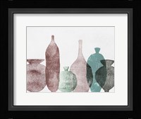 Vases 1 Teal Fine Art Print