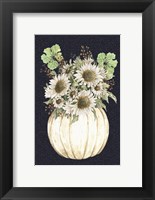 Sunflowers on Navy Fine Art Print