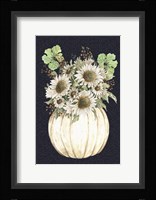 Sunflowers on Navy Fine Art Print