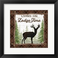 Living on Lodge Time Framed Print