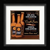 100% Chance Fine Art Print