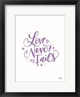 Love Never Fails Fine Art Print