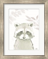 Leafy Raccoon Fine Art Print