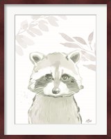 Leafy Raccoon Fine Art Print