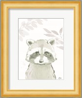 Leafy Raccoon Fine Art Print