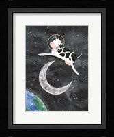 Astro Cow Jumps Over the Moon Fine Art Print