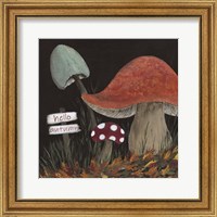 Hello Autumn Mushrooms Fine Art Print