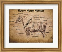 Heavy Horse Harness Fine Art Print