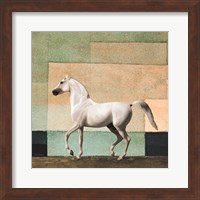 Horse in Abstract Field Fine Art Print