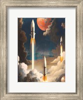Rockets in the Sky Fine Art Print