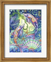 Leaping Dolphins Fine Art Print