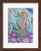 Rainbow Seahorses Fine Art Print