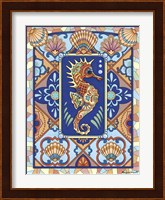 Talavera Seahorse Fine Art Print