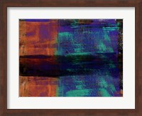 Abstract Green and Orange Fine Art Print