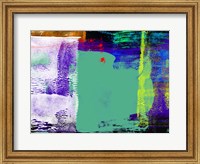 Abstract Turquoise and Blue Fine Art Print