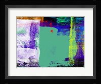 Abstract Turquoise and Blue Fine Art Print