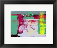 Abstract Green and Purpple Fine Art Print